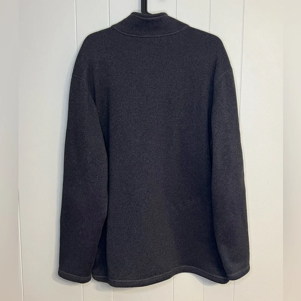 The North‎ Face Men's Gordon Lyons fleece Quarter Zip Dark Gray Size XL